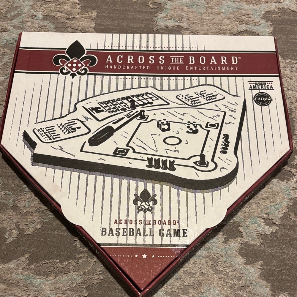 Across The Board Wooden Baseball Game